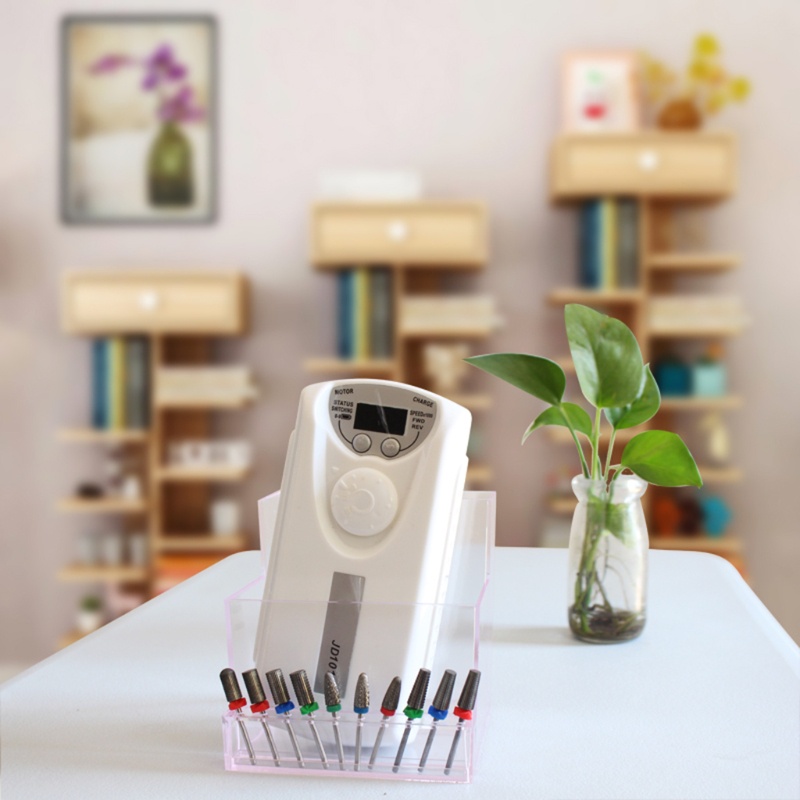 Hộp Đựng Dụng Cụ Làm Móng Nghệ Thuật Trong Suốt