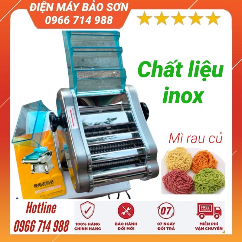 Máy Cán Bột Làm Mì Tươi Chạy Điện YTD-150 Công Suất 135w Máy Cắt Sợi Bột Mì  Máy Cán Mỳ Bảo Hành 12 Tháng Full Phụ Kiện