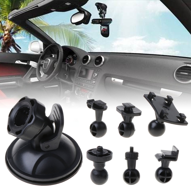 Giá Đỡ Camera Hành Trình Dash Cam Có Cốc Hút Chân Không Gắn Kính Chắn Gió Xe Hơi LIDU1 Xoay 360 Độ