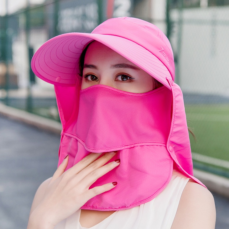 Mũ Che Mặt Chống Tia Uv Có Thể Gấp Gọn Tiện Dụng