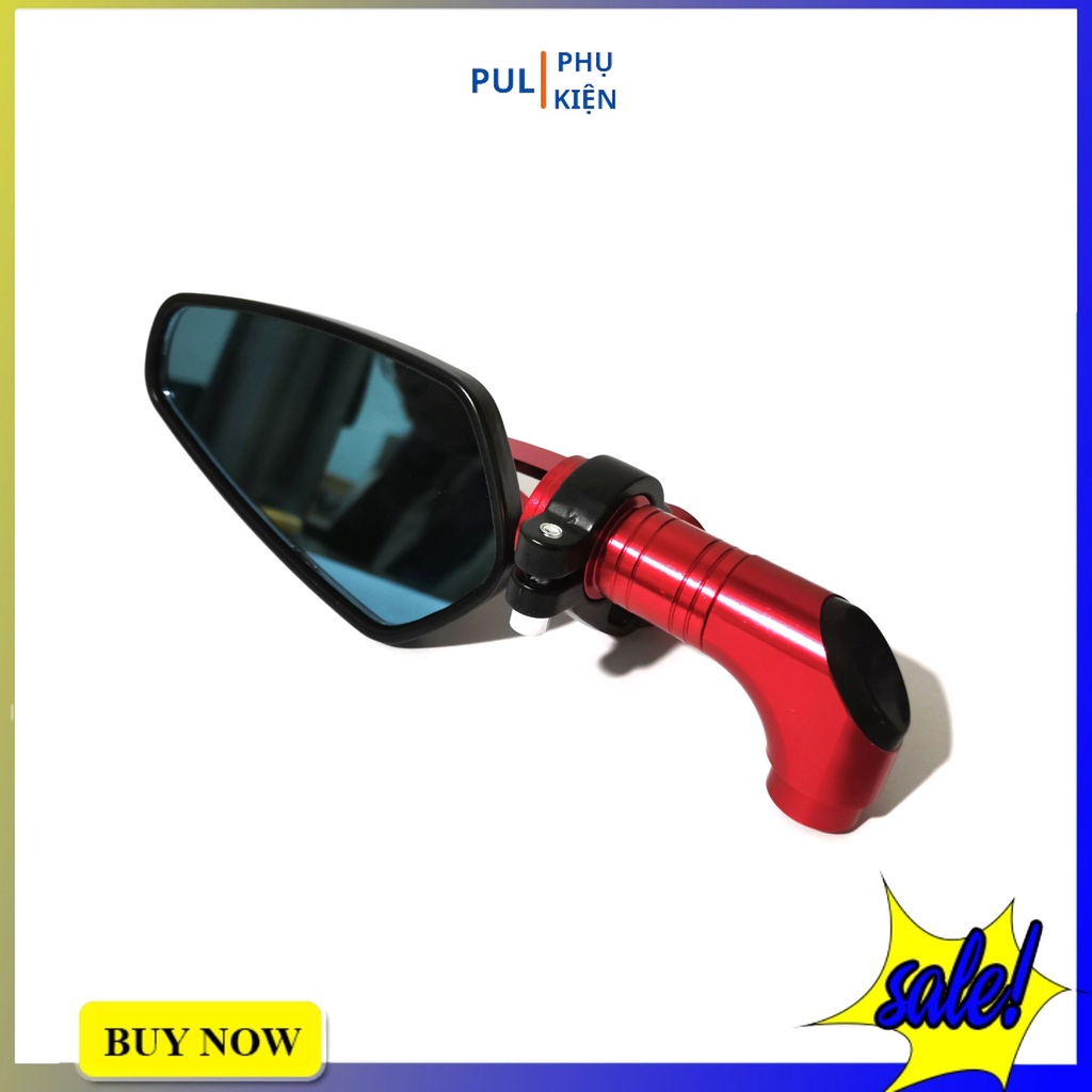 Gương xe máy thời trang mini mẫu crg 3d 1 cái gắn chân gương cho Wave Ab Sh Sh Mode Airblade...