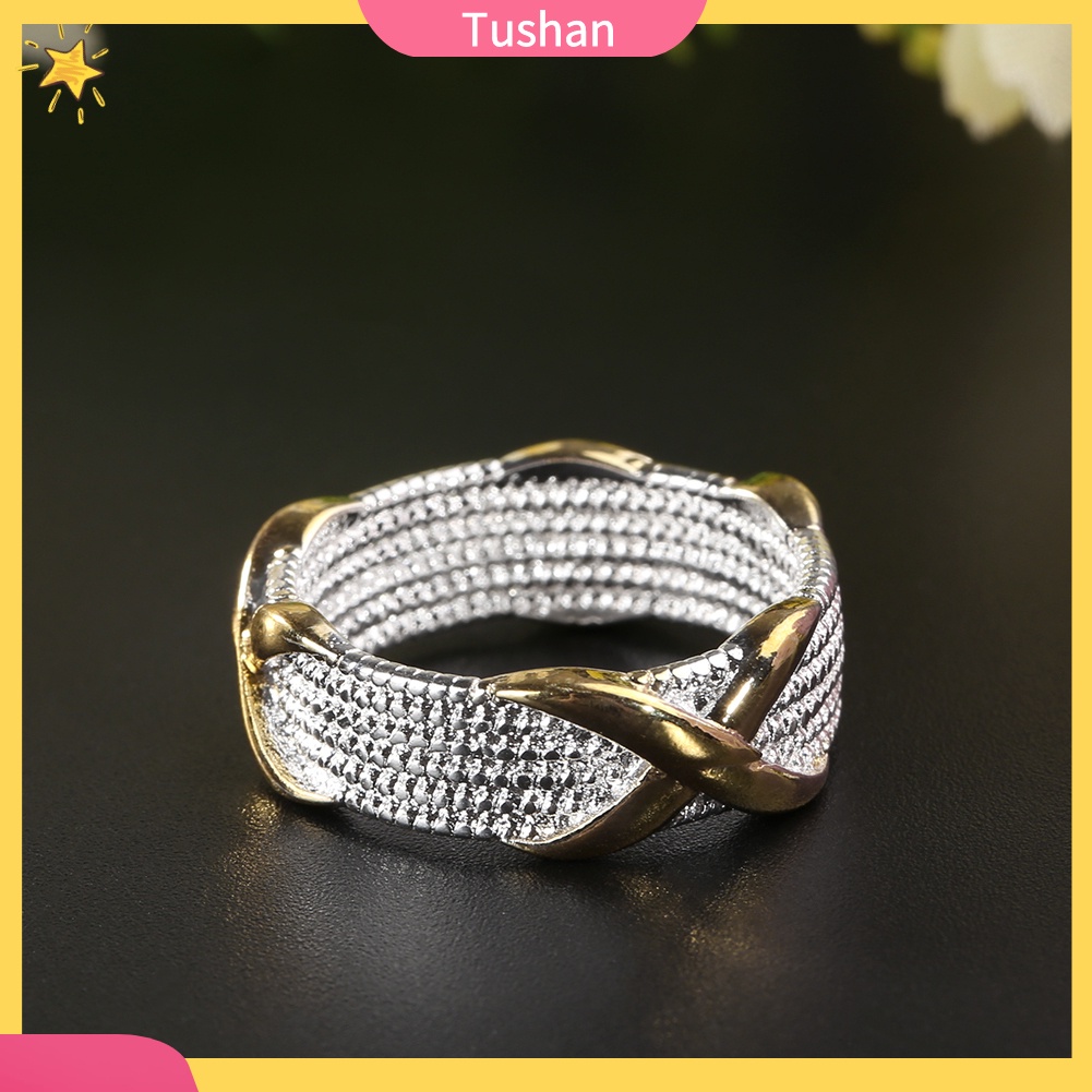 Nhẫn mạ bạc đính đá sang trọng cho nữ Size 6 7 8 9