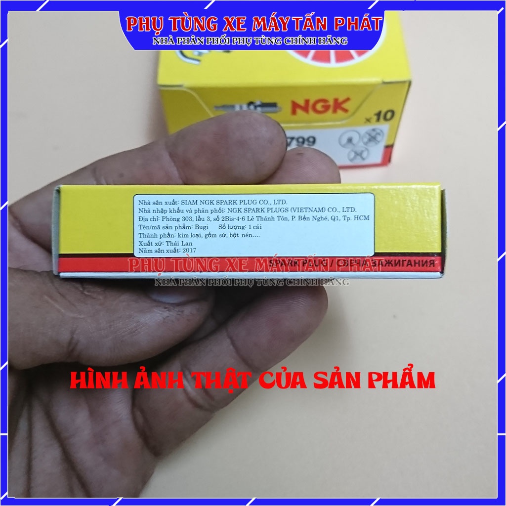 Bugi Xe Máy Hãng NGK Thái Lan C5 (Chân Ngắn) C5HSA Dành Cho Xe Cup 50, 70, 78, Charly , Dream ,Wave