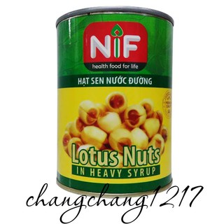 Hạt Sen Nước Đường NIF Đóng Lon 560gr