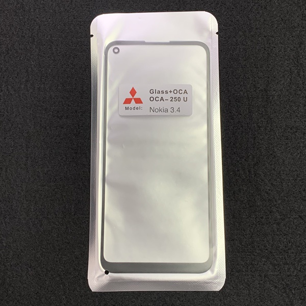 Kính liền keo Nokia 3.4 ĐEN