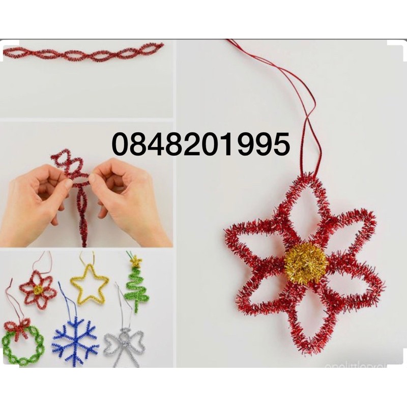 100 sợi kẽm xù,sợi kim tuyến