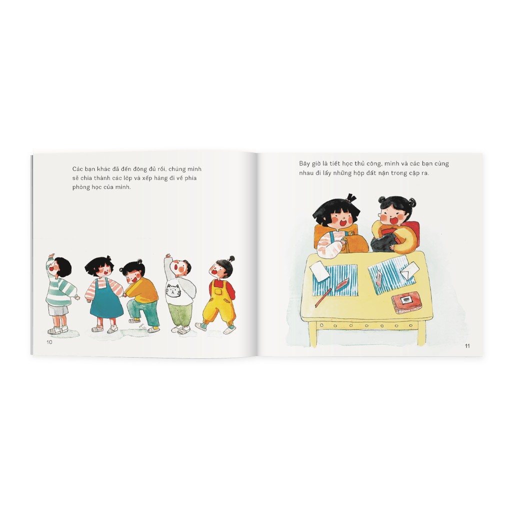 Sách Ehon Nhật Bản - Trường mẫu giáo của tớ - dành cho trẻ từ 3-6 tuổi