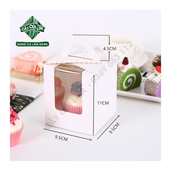 Set 5 Hộp Cupcake 1 Bánh