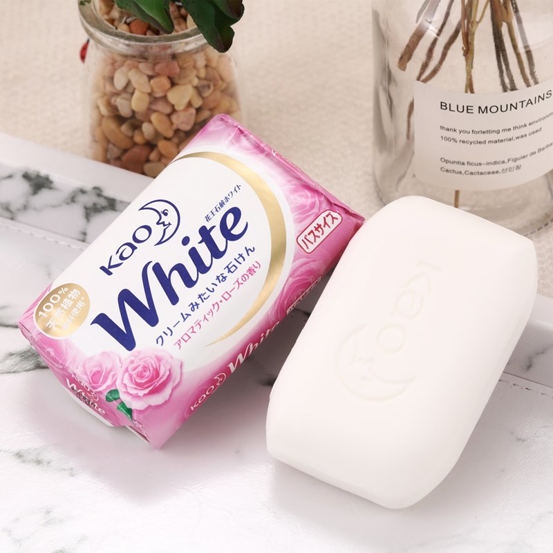 [CHÍNH HÃNG] Xà Phòng Tắm KAO WHITE (130G)_Nhiều bọt mịn _Giúp đánh bay nhanh chất bẩn trên da