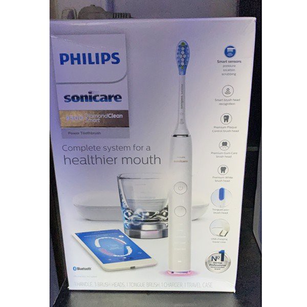 BÀN CHẢI ĐÁNH RĂNG ĐIỆN PHILIPS SONICARE 9500 DIAMONDCLEAN SMART CỦA MỸ