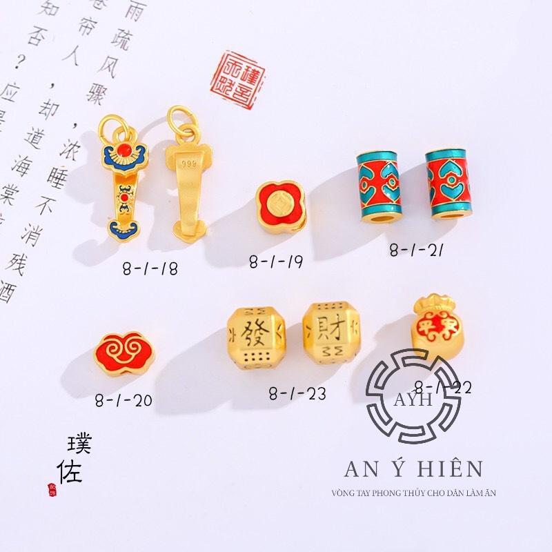 Charm Gậy như ý Xanh #C00 ( An Ý Hiên)