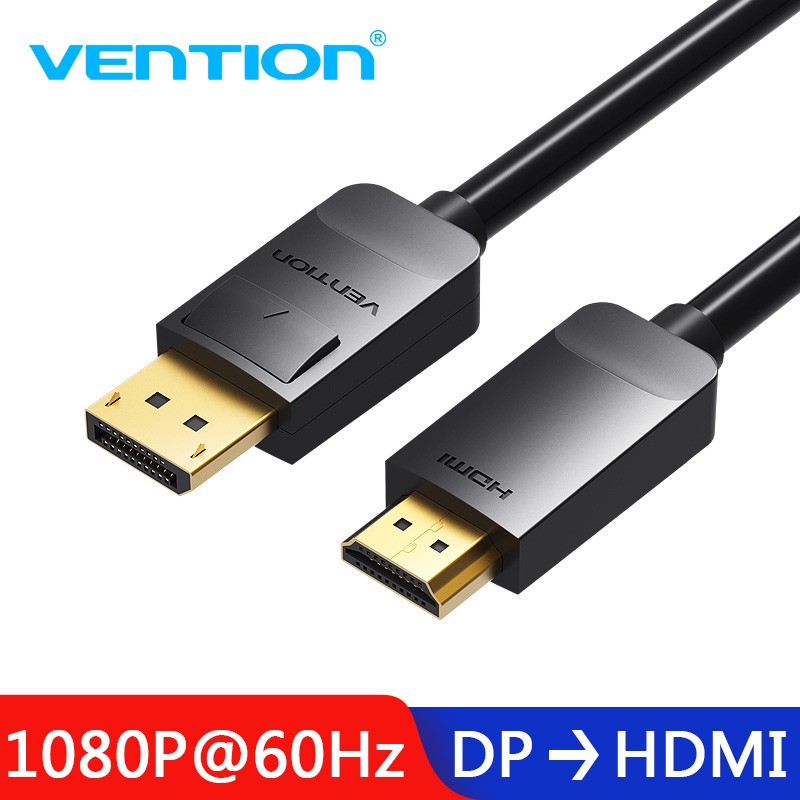 Dây cáp nối 2 đầu Vention DP 1080P tới hiển thị HDMI