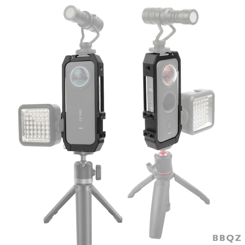 Khung Bảo Vệ Bằng Hợp Kim Nhôm Cnc Kèm Ngàm Gắn Bảo Vệ Cho Máy Ảnh Insta 360 One X2 | BigBuy360 - bigbuy360.vn
