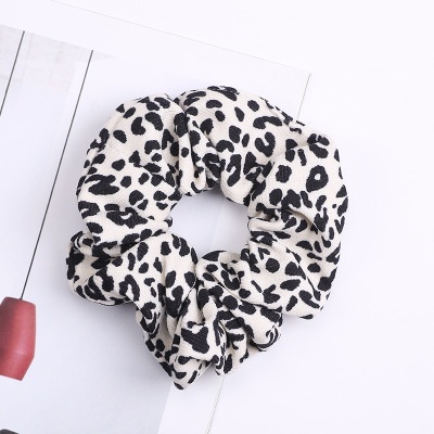 Dây buộc tóc, cột tóc Scrunchies họa tiết da báo phong cách Vintage thời trang cho nữ JeliShop