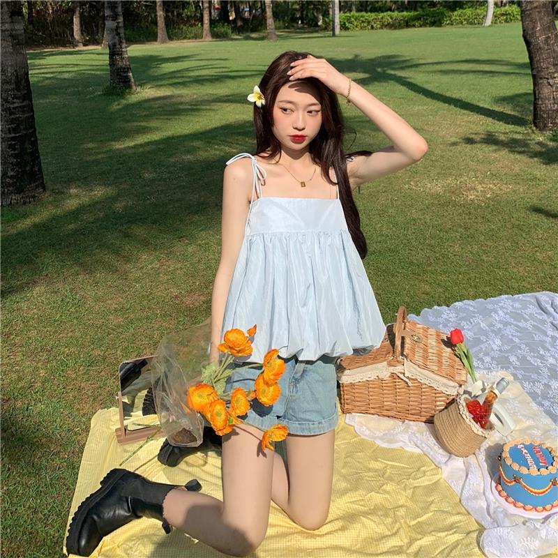 Áo không tay dáng rộng phong cách Tây Âu cá tính