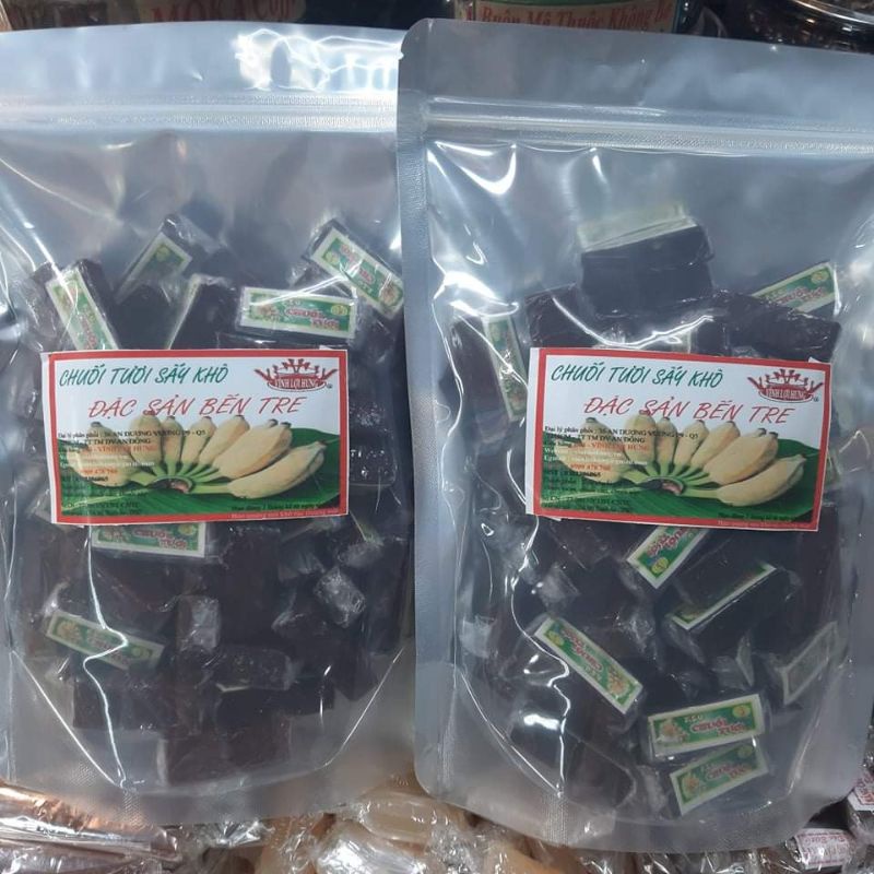 KẸO CHUỐI TƯƠI CUỘN BÁNH PHỒNG