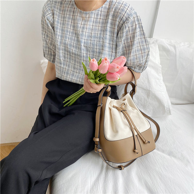 Túi đeo chéo IELGY bằng vải canvas phong cách Hàn Quốc cho nữ 