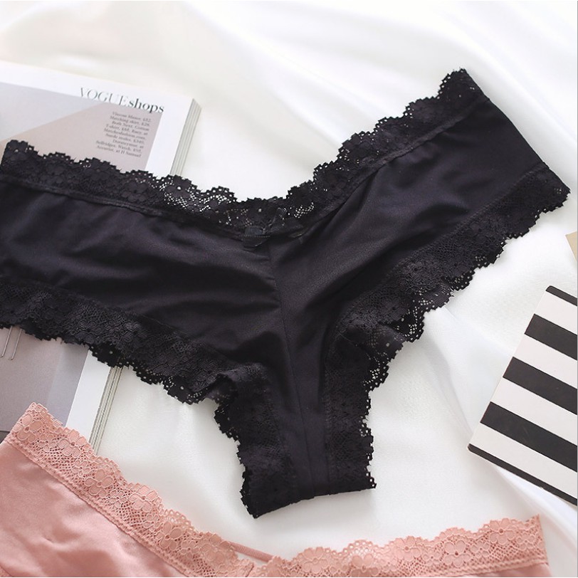 Quần Lót Thun Lụa Đan Dây Quyến Rũ Mới P103