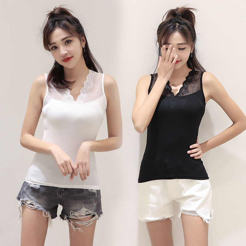 Áo không tay phối ren thời trang quyến rũ dành cho nữ  | BigBuy360 - bigbuy360.vn