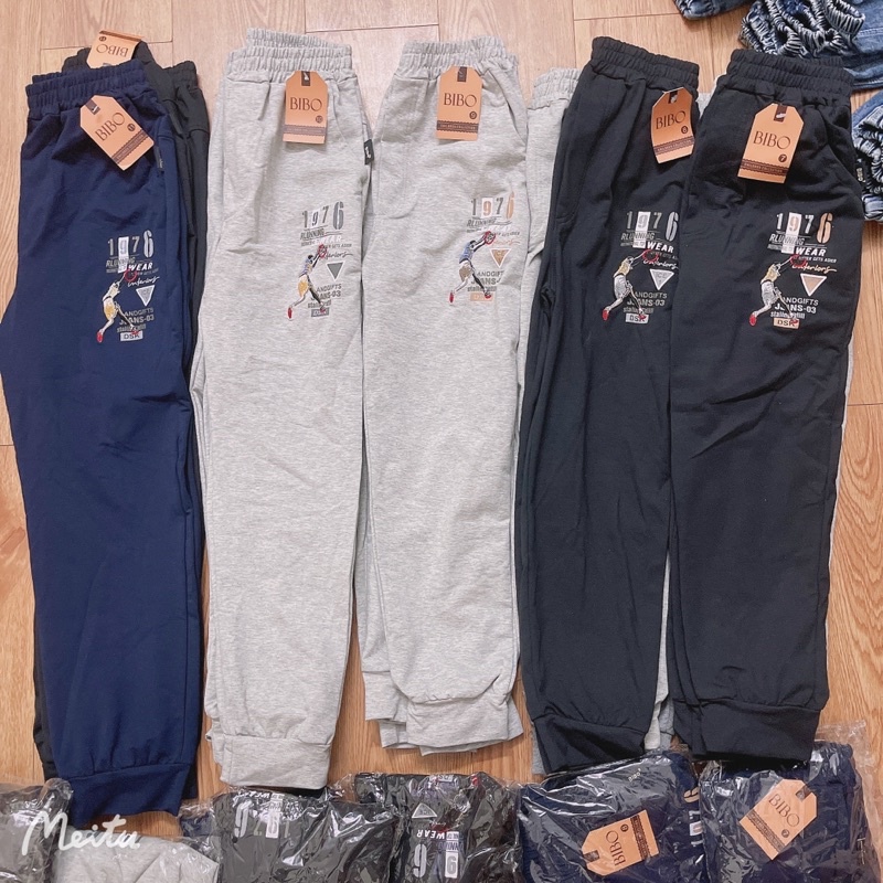 Quần rời bibo bé trai size đại, chất da cá xịn hàng Việt Nam