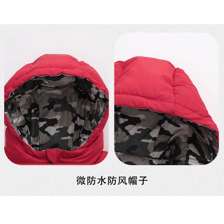 Áo Khoác Phao Dày Dặn Ấm Áp Thời Trang Mùa Đông Cho Bé Trai