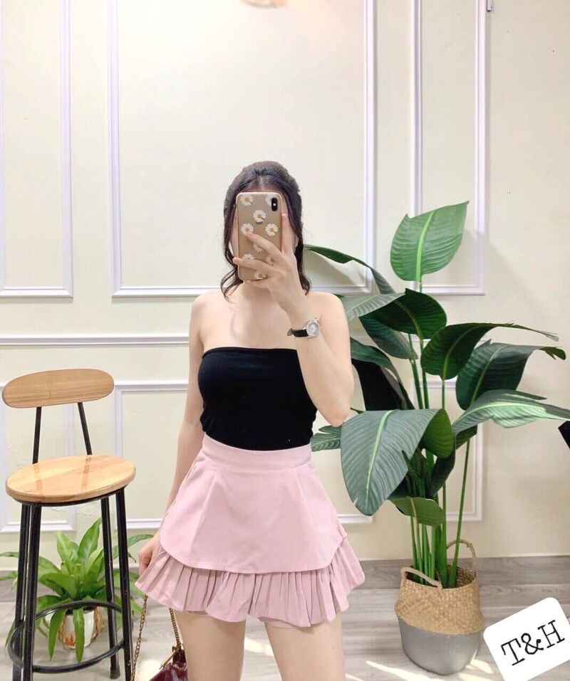 Chân váy bèo 2 tầng hàng đẹp | BigBuy360 - bigbuy360.vn