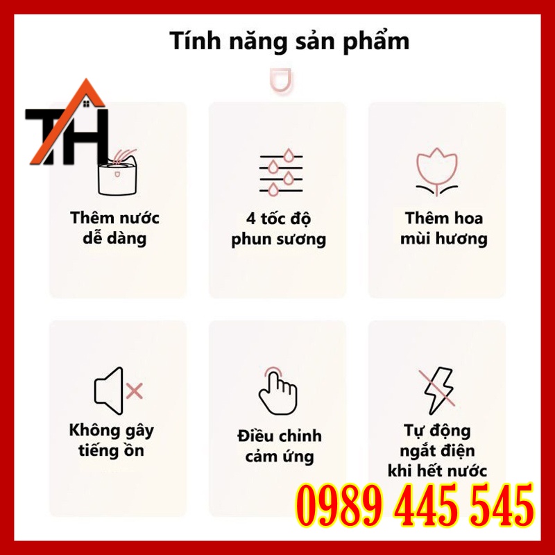 Máy Phun Sương Tạo Ẩm Không Khí ENCOVINA EV400 / EV450 - Hàng Chính Hãng Bảo Hành 1 Năm