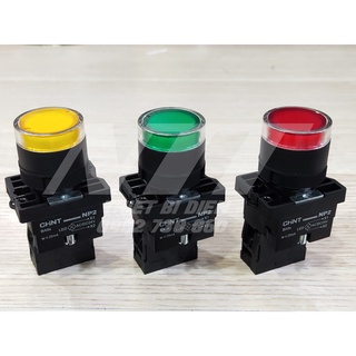 Nút nhấn có đèn phi 22 NP2-EW Chint