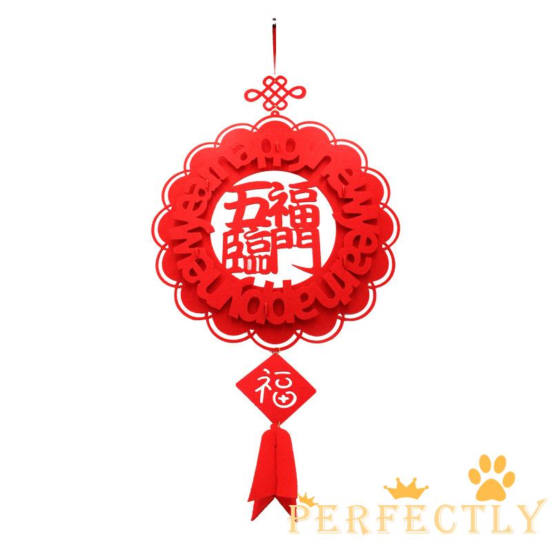Dây Đèn Lồng Đỏ Trang Trí Năm Mới Pcft7-Pr Phong Cách Trung Hoa