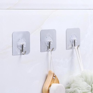 Móc Dán Tường Trong Suốt Chịu Lực Siêu Dính Treo Tường Chịu Lực Nặng combo 5 miếng 9fity