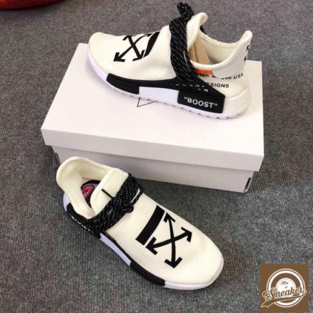 Free Giày - Giầy thể thao sneaker NMD HUMAN RACE off white thời trang dạo phố Còn Hàng ! ! ! ? ! ! Real ‣ . Đủ ri new