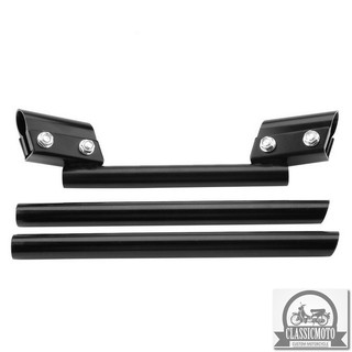 GHI ĐÔNG 3 khúc ĐỘ CAFE RACER - Win - 67 nhôm cnc đặc nguyên khối