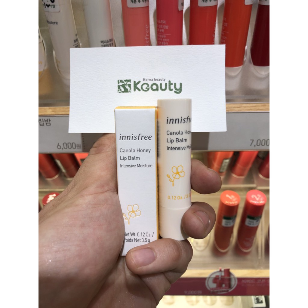 Son dưỡng môi không màu Innisfree Canola Honey Lip Balm