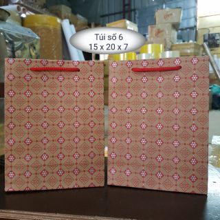 Túi quà tặng ( combo 100 túi số 6 )