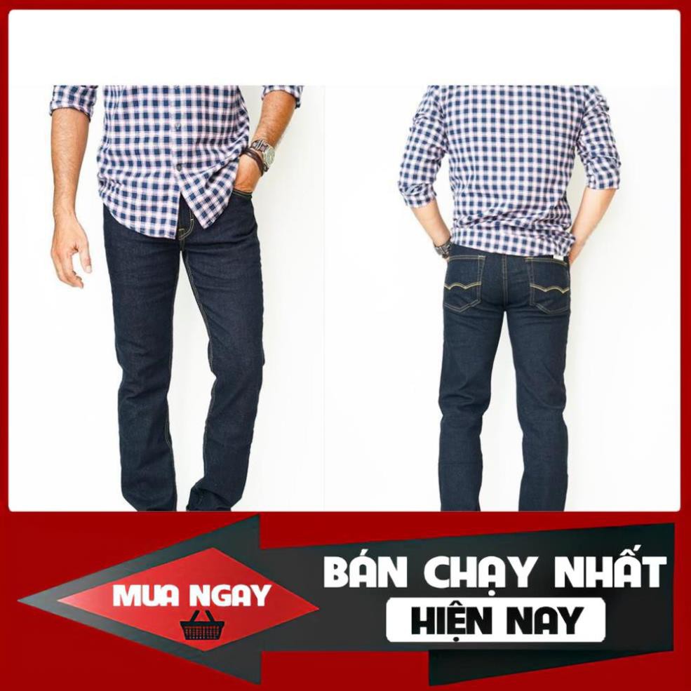 Quần Jeans nam American Eagle ống đứng, dáng suông, co giãn nhẹ. Hàng xịn Made in Cambodia