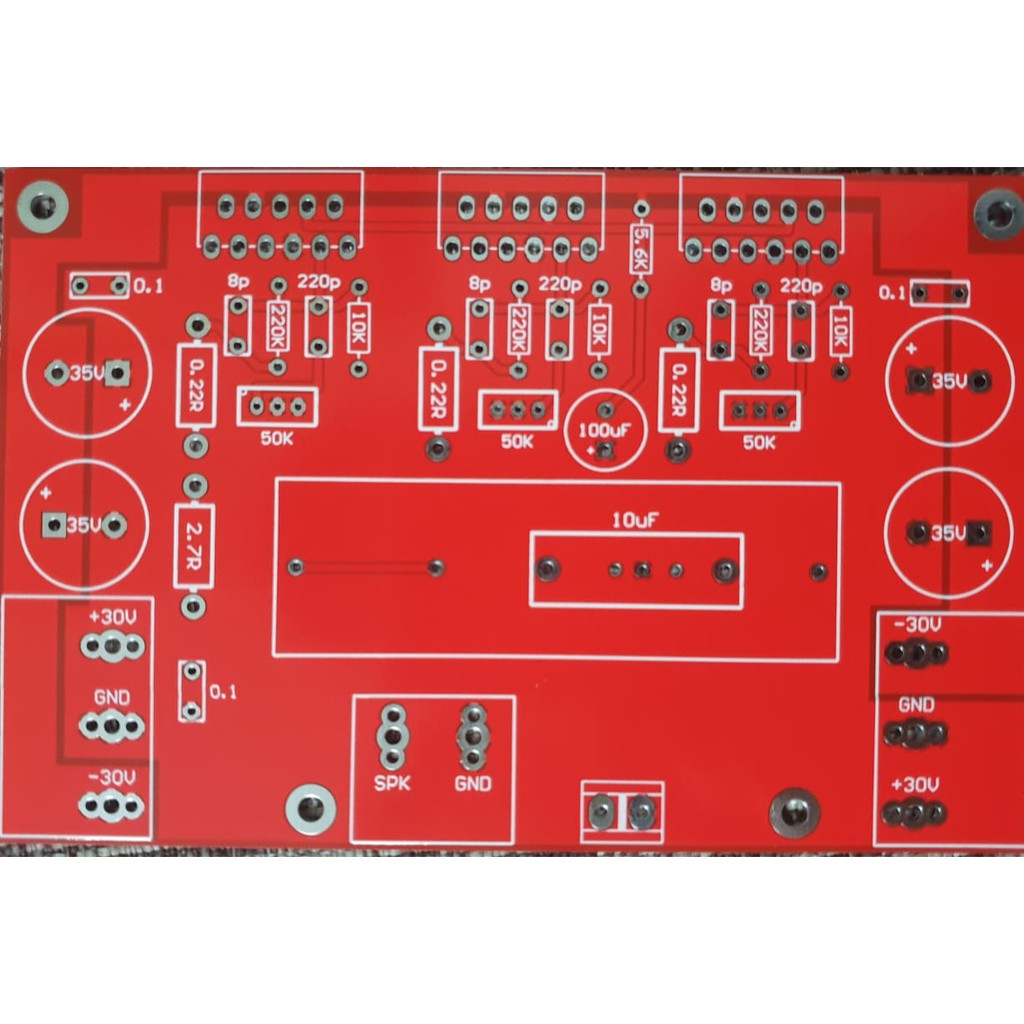 Mạch khuếch đại công suất P150 dùng ic LM3886 (02 PCB)