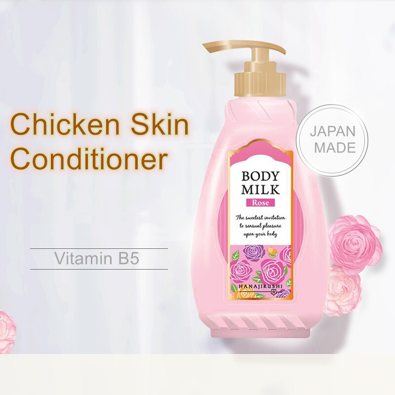 Sữa Dưỡng Thể HANAJIRUSHI Từ Nhật Bản Giúp Bổ Sung Vitamin B5 400ml