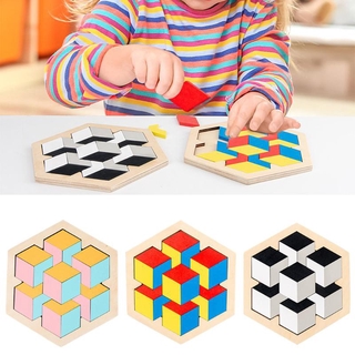 Đồ Chơi Xếp Hình Tangram Bằng Gỗ