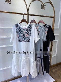 Bigsize Đầm đuôi cá dập ly D15