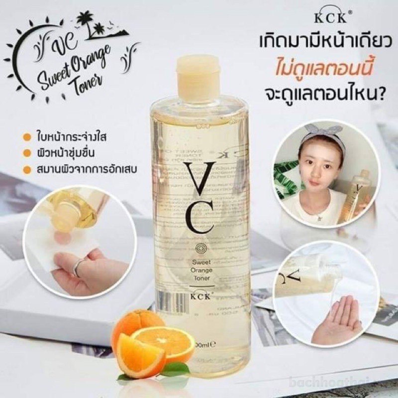 1 chai nước hoa hồng dưỡng tái tạo da Atreus VC Sweet Orange Toner Thái Lan