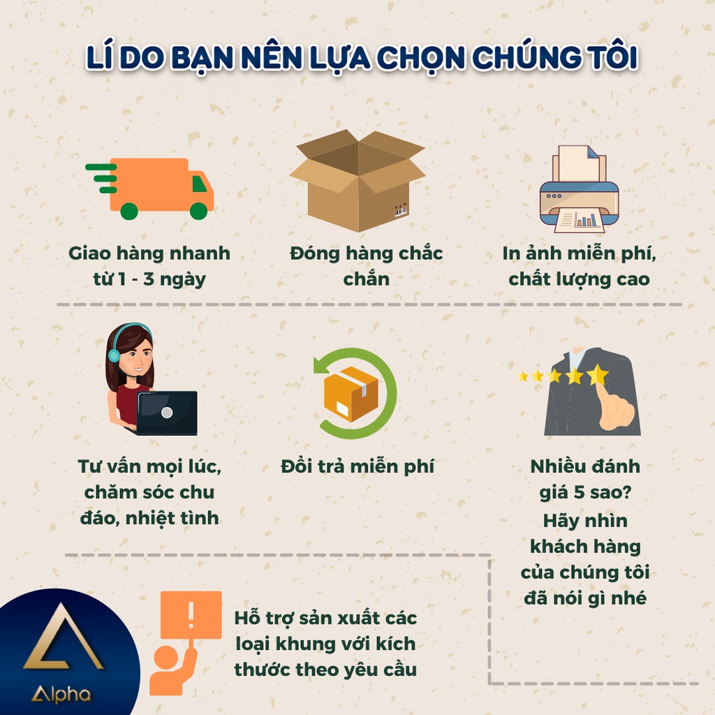 Chân chống khung ảnh Alpha, giá đỡ khung tranh để bàn