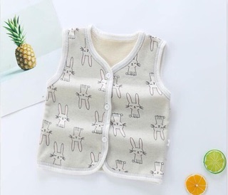 Combo 2 Áo khoác gile nỉ cho bé