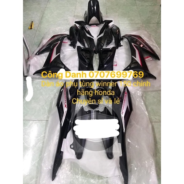 Dàn Áo Winner X V2 màu Đen Bóng zin new chính hãng (xé lẻ)