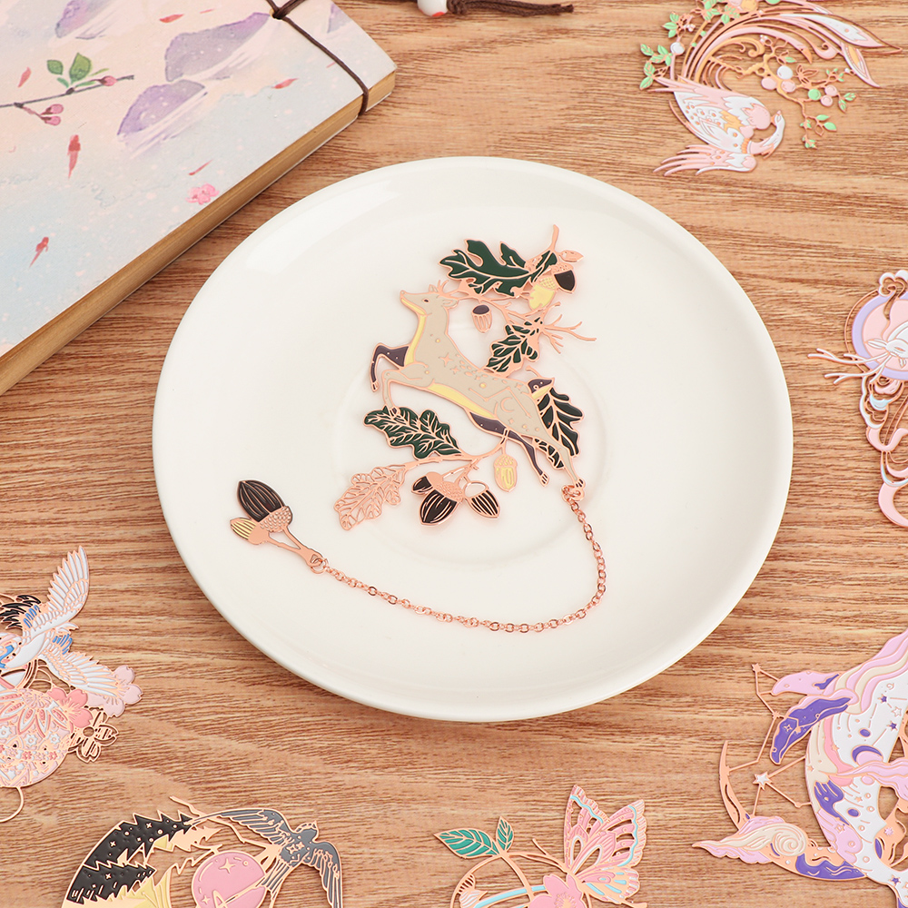 Kẹp Sách Kim Loại Phối Tua Rua Phong Cách Trung Hoa Cổ Điển