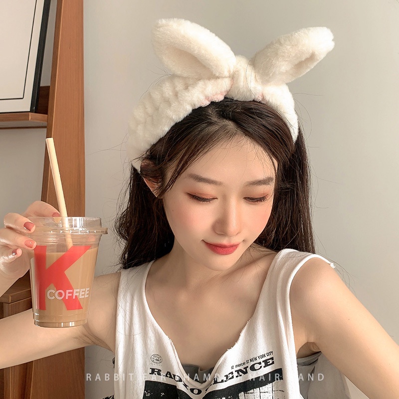 Băng Đô Tai Thỏ Dễ Thương Thời Trang Mùa Hè 2023 Dành Cho Nữ