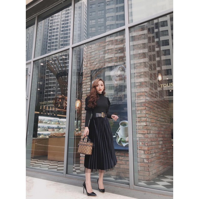 BÁN SỈ CHÂN VÁY NHUNG DẬP LY MẶC 2 MẶT CHO NỮ | BigBuy360 - bigbuy360.vn