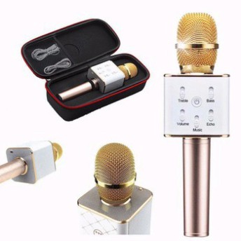 Micro Bluetooth Karaoke Q7/Q7U Kiêm Sạc Dự Phòng (Chính Hãng)