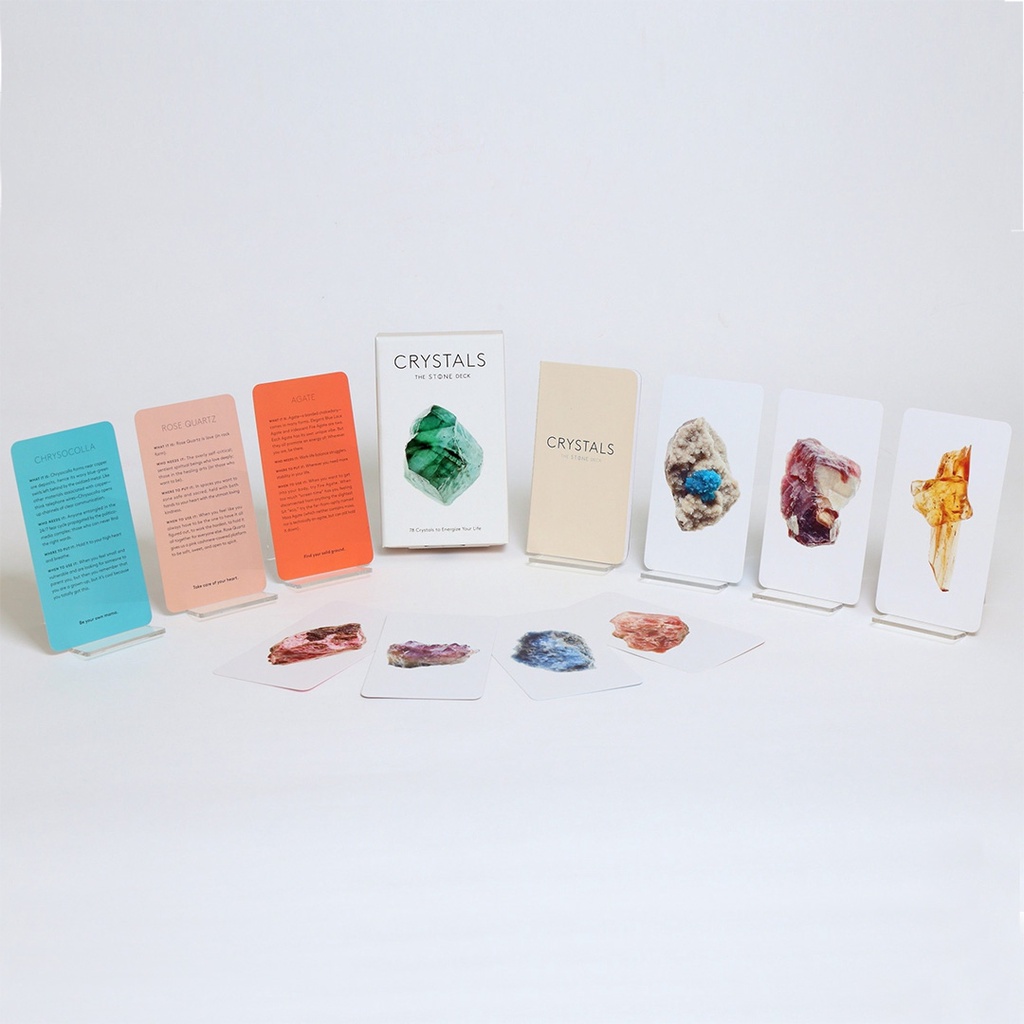Bộ Bài Crystals The Stone Deck (Mystic House Tarot Shop)