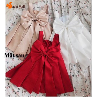 Váy công chúa bé gái, kiểu xếp ly sành điệu cho bé yêu mặc đi chơi, dạo phố - Quần áo trẻ em - SockiMall (200556)