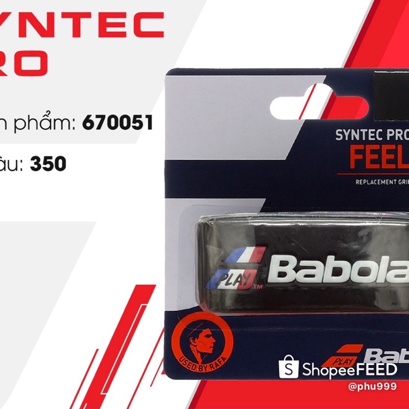 Babolat Syntec Pro - quấn cốt  màu đen